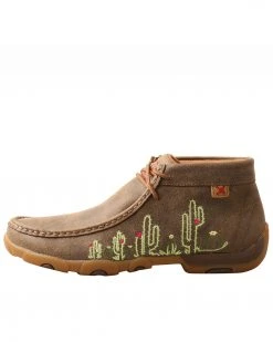 Twisted X Women's Cactus Casual Shoes - Moc Toe Brown -Twisted X shop 2000341288 200 P3