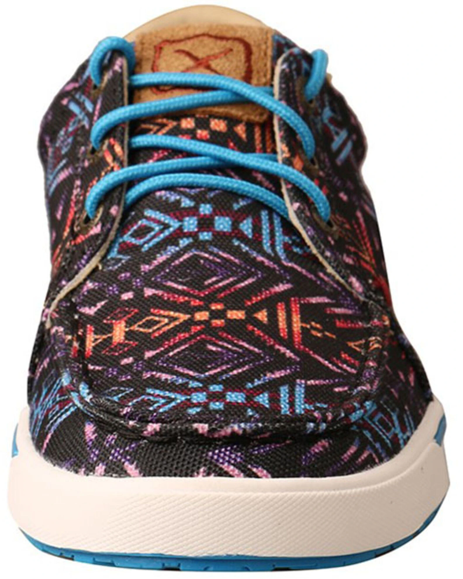 Twisted X Women's Southwestern Casual Shoes - Moc Toe Blue 6 Twisted X Women's Southwestern Casual Shoes - Moc Toe Blue - Image 4