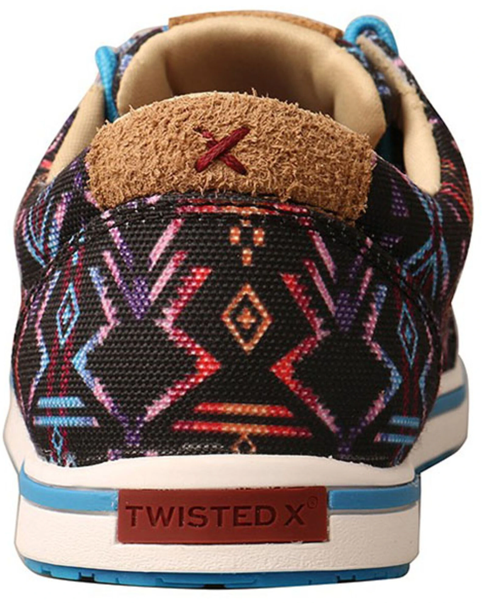 Twisted X Women's Southwestern Casual Shoes - Moc Toe Blue 7 Twisted X Women's Southwestern Casual Shoes - Moc Toe Blue - Image 5