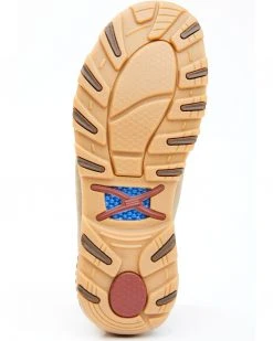 Twisted X Men's Weave Print Chukka Shoes - Moc Toe Brown -Twisted X shop 2000341553 200 P7