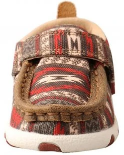 Twisted X Infant HOOey Southwestern Print Driving Moc  For Unisex-Kid Red -Twisted X shop 2000343953 600 P4