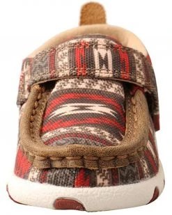 Twisted X Infant HOOey Southwestern Print Driving Moc  For Unisex-Kid Red -Twisted X shop 2000343953 600 P5