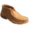 Twisted X Men's Exotic Full-Quill Ostrich Skin Casual Shoes - Moc Toe Tan -Twisted X shop 2000346893 280 P1