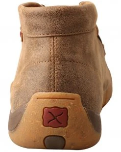 Twisted X Men's Exotic Full-Quill Ostrich Skin Casual Shoes - Moc Toe Tan -Twisted X shop 2000346893 280 P4