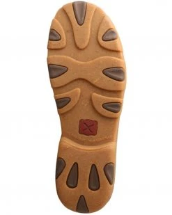 Twisted X Men's Exotic Full-Quill Ostrich Skin Casual Shoes - Moc Toe Tan -Twisted X shop 2000346893 280 P5