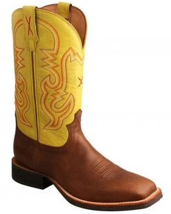 Twisted X Men's Ruff Stock Western Boots - Broad Square Toe