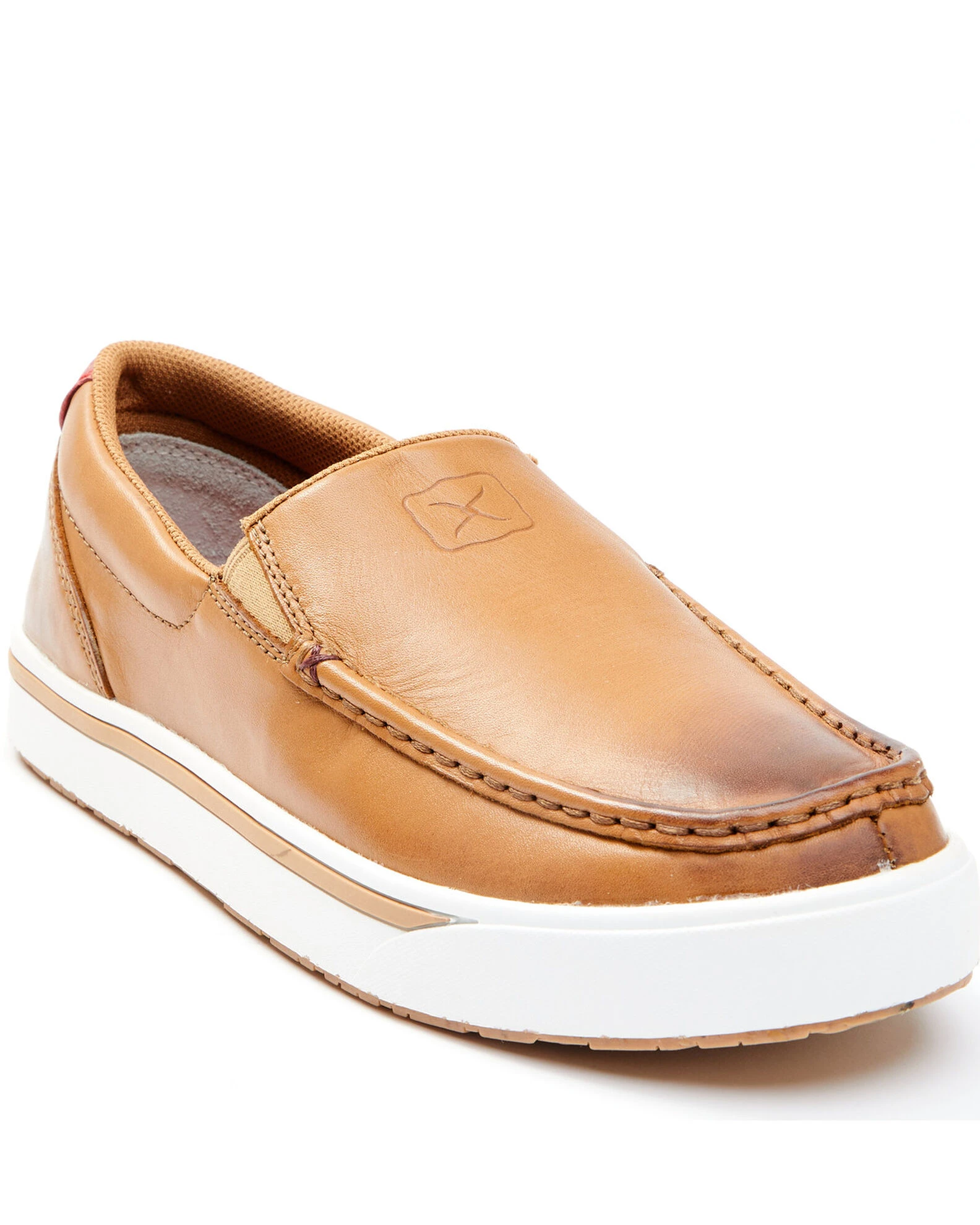 Twisted X Men's Brown Slip-On Casual Sneakers - Moc Toe 3 Twisted X Men's Brown Slip-On Casual Sneakers - Moc Toe
