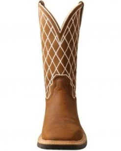 Twisted X Women's Distressed Brown Western Work Boots - Soft Toe -Twisted X shop 2000350498 200 P3