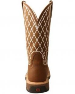 Twisted X Women's Distressed Brown Western Work Boots - Soft Toe -Twisted X shop 2000350498 200 P4