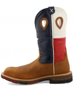 Twisted X Men's American Flag Western Work Boots - Nano Composite Toe -Twisted X shop 2000350856 281 P3