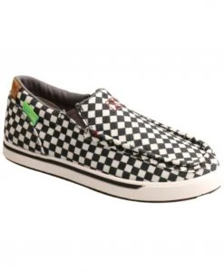 Twisted X Boys' Kicks Casual Shoes - Moc Toe Black