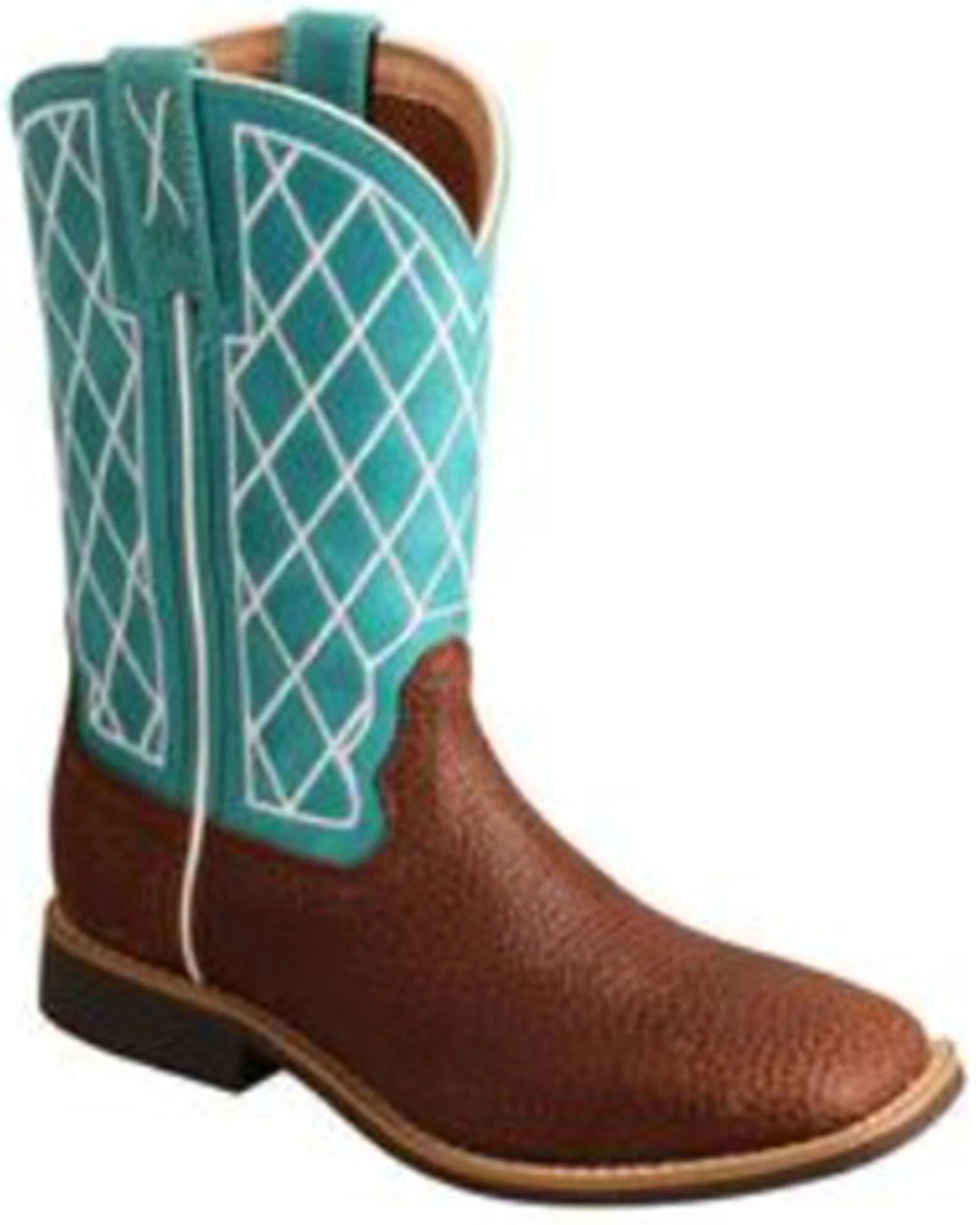 Twisted X Boys' Top Hand Western Boots - Wide Square Toe 3 Twisted X Boys' Top Hand Western Boots - Wide Square Toe