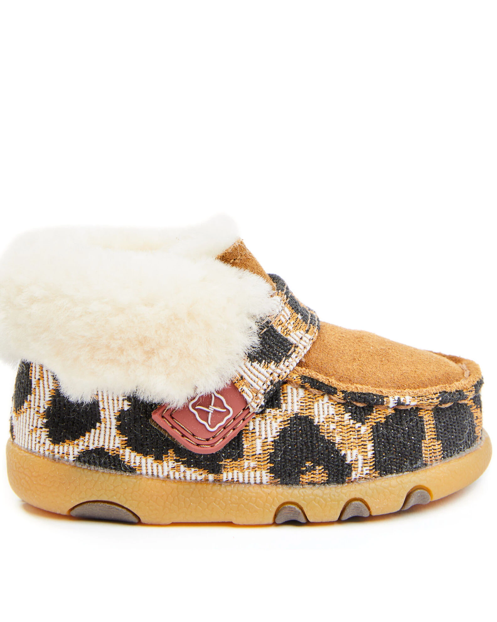 Twisted X Infant Girls' Cheetah Print Shoes For Infant-Girls' Tan 4 Twisted X Infant Girls' Cheetah Print Shoes For Infant-Girls' Tan - Image 2