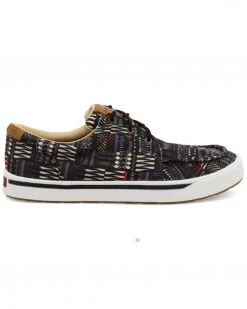 Twisted X Men's Multi Black All-Over Print Kick Lace-Up Causal Shoe  -Twisted X shop 2000355851 900 P2