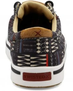 Twisted X Men's Multi Black All-Over Print Kick Lace-Up Causal Shoe  -Twisted X shop 2000355851 900 P5