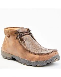 Twisted X Men's Boat Driving Shoes - Moc Toe Chocolate -Twisted X shop 2000355852 240 P1 1