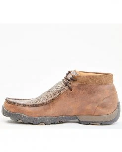 Twisted X Men's Boat Driving Shoes - Moc Toe Chocolate -Twisted X shop 2000355852 240 P3