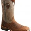 Twisted X Men's Tech X Western Boots - Broad Square Toe Brown -Twisted X shop 2000355856 200 P1