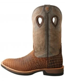Twisted X Men's Tech X Western Boots - Broad Square Toe Brown -Twisted X shop 2000355856 200 P3