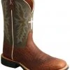 Twisted X Men's Tech X Western Boots - Broad Square Toe Green -Twisted X shop 2000355857 300 P1