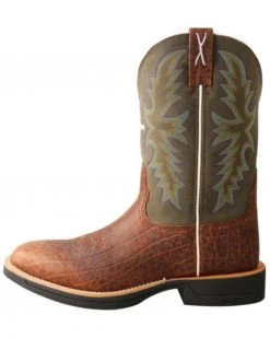 Twisted X Men's Tech X Western Boots - Broad Square Toe Green -Twisted X shop 2000355857 300 P3