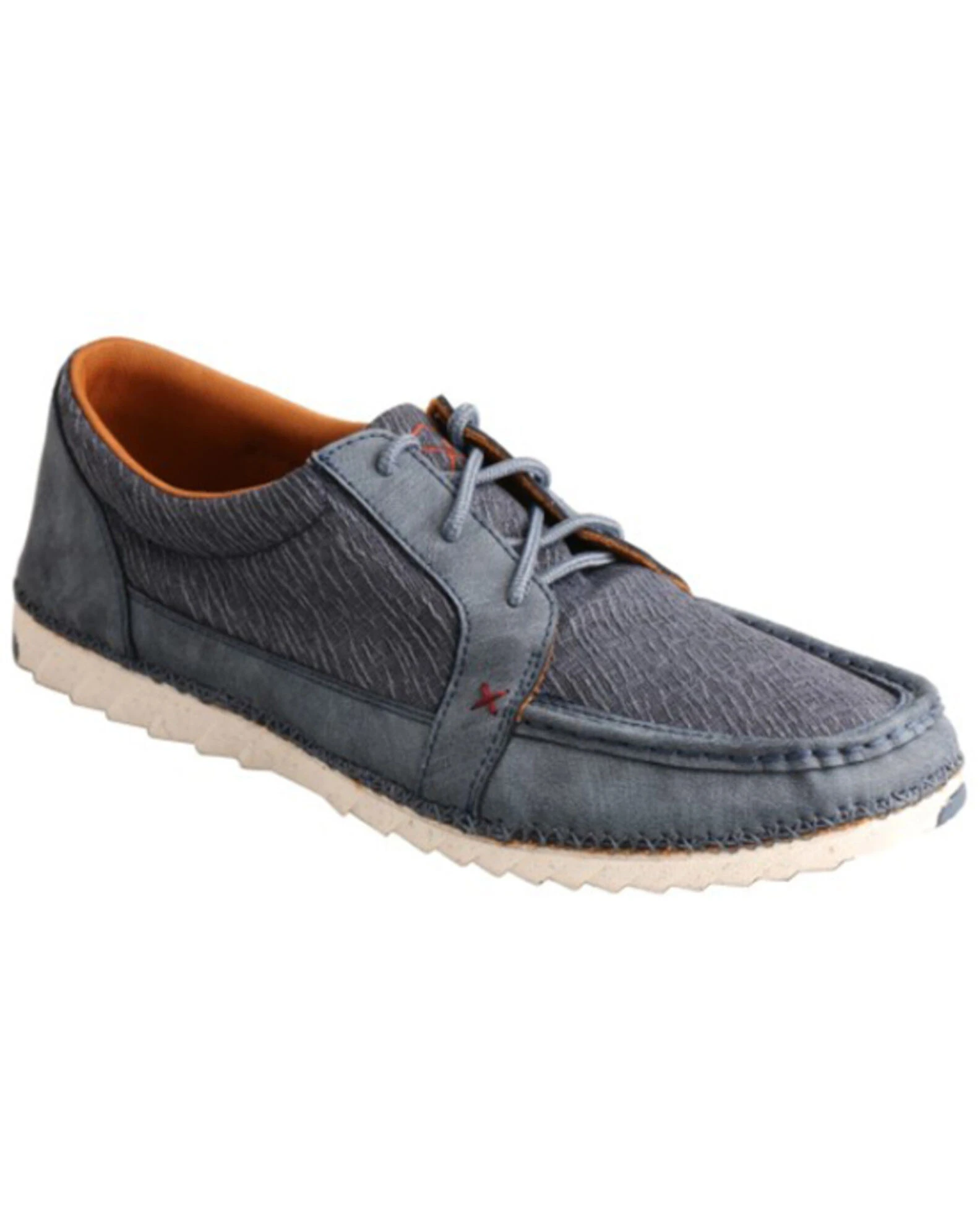 Twisted X Men's Zero-X Casual Shoes - Moc Toe Navy 3 Twisted X Men's Zero-X Casual Shoes - Moc Toe Navy