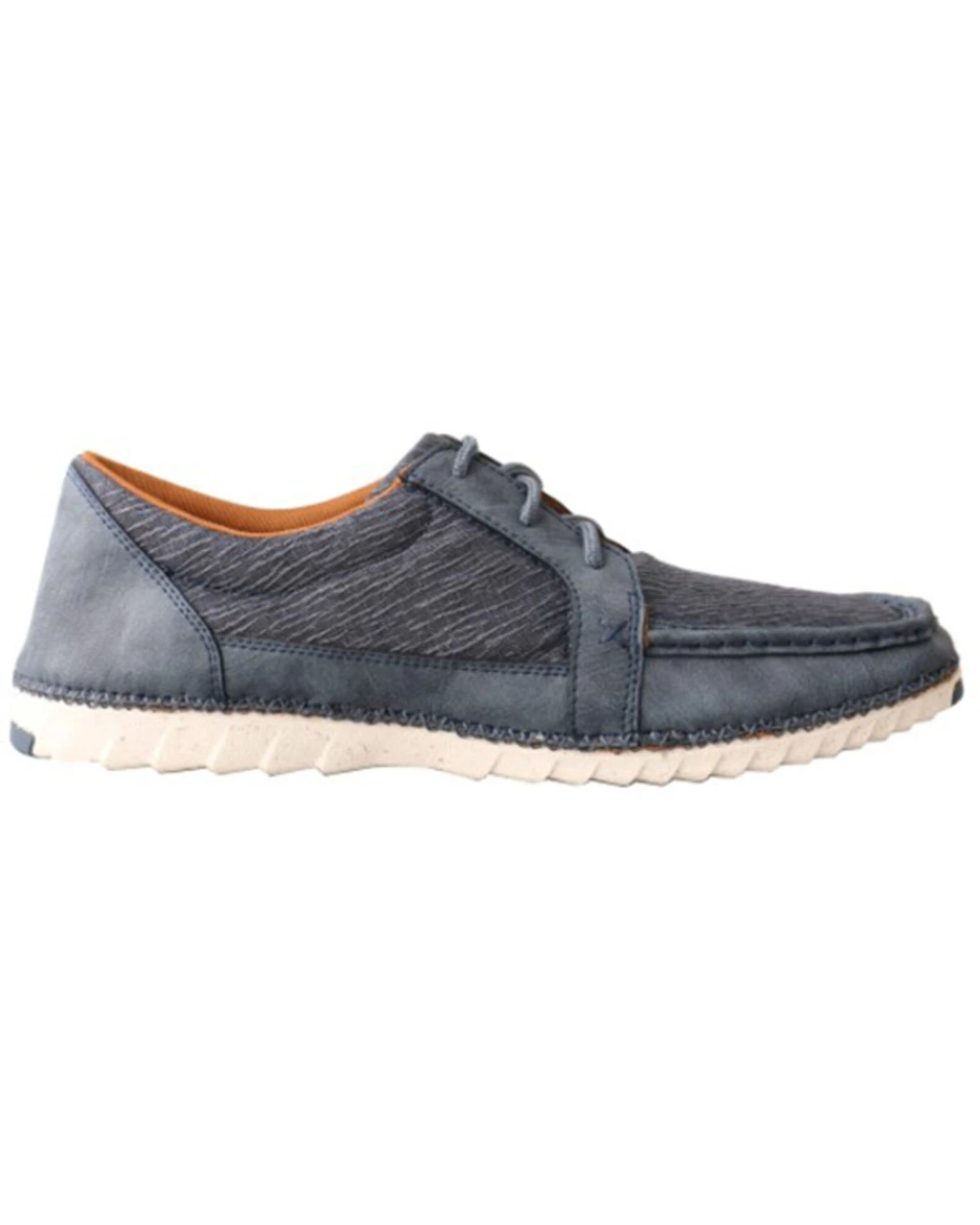 Twisted X Men's Zero-X Casual Shoes - Moc Toe Navy 4 Twisted X Men's Zero-X Casual Shoes - Moc Toe Navy - Image 2