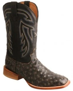 Twisted X Twistex X Men's Ruff Stock Fill-Quill Ostrich Vamp Exotic Western Boot - Wide Square Toe Black 15 Twisted X Twistex X Men's Ruff Stock Fill-Quill Ostrich Vamp Exotic Western Boot - Wide Square Toe Black -Twisted X shop 2000356675 001 P1 1