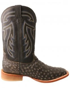 Twisted X Twistex X Men's Ruff Stock Fill-Quill Ostrich Vamp Exotic Western Boot - Wide Square Toe Black 10 Twisted X Twistex X Men's Ruff Stock Fill-Quill Ostrich Vamp Exotic Western Boot - Wide Square Toe Black -Twisted X shop 2000356675 001 P2