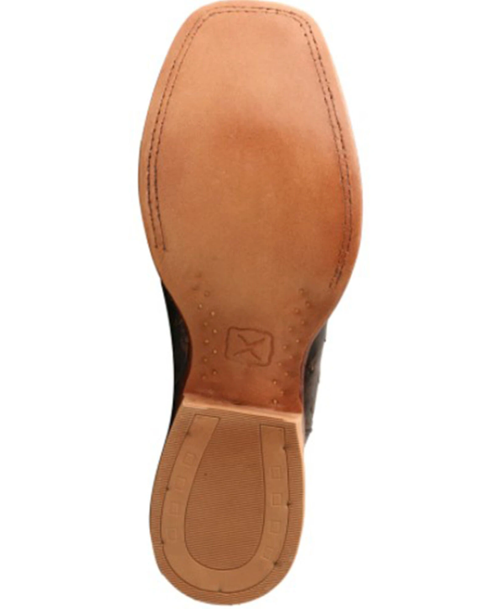 Twisted X Twistex X Men's Ruff Stock Fill-Quill Ostrich Vamp Exotic Western Boot - Wide Square Toe Black 8 Twisted X Twistex X Men's Ruff Stock Fill-Quill Ostrich Vamp Exotic Western Boot - Wide Square Toe Black - Image 6