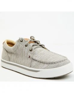 Twisted X Men's Kicks Lace-Up Casual Shoe - Moc Toe  Taupe