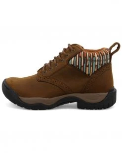 Twisted X Women's 4" All Around Lace Up Hiking Multi Brown Work Boot - Round Toe  -Twisted X shop 2000356831 200 P3