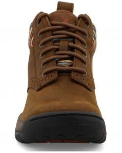 Twisted X Women's 4" All Around Lace Up Hiking Multi Brown Work Boot - Round Toe  -Twisted X shop 2000356831 200 P4
