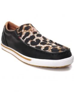 Twisted X Women's Cheetah Print Casual Shoes - Moc Toe Black -Twisted X shop 2000356911 001 P1 1