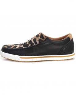 Twisted X Women's Cheetah Print Casual Shoes - Moc Toe Black -Twisted X shop 2000356911 001 P3