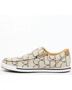 Twisted X Women's Steerhead Skull Print Slip-On Casual Shoe - Moc Toe Beige/khaki 12 Twisted X Women's Steerhead Skull Print Slip-On Casual Shoe - Moc Toe Beige/khaki -Twisted X shop 2000356913 250 P3
