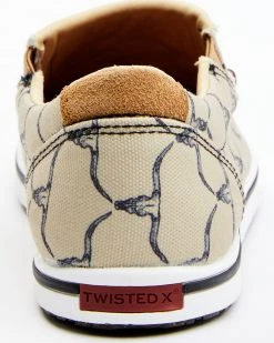 Twisted X Women's Steerhead Skull Print Slip-On Casual Shoe - Moc Toe Beige/khaki 14 Twisted X Women's Steerhead Skull Print Slip-On Casual Shoe - Moc Toe Beige/khaki -Twisted X shop 2000356913 250 P5