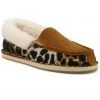 Twisted X Women's Leopard Print Fur-Lined Slippers - Moc Toe  Brown