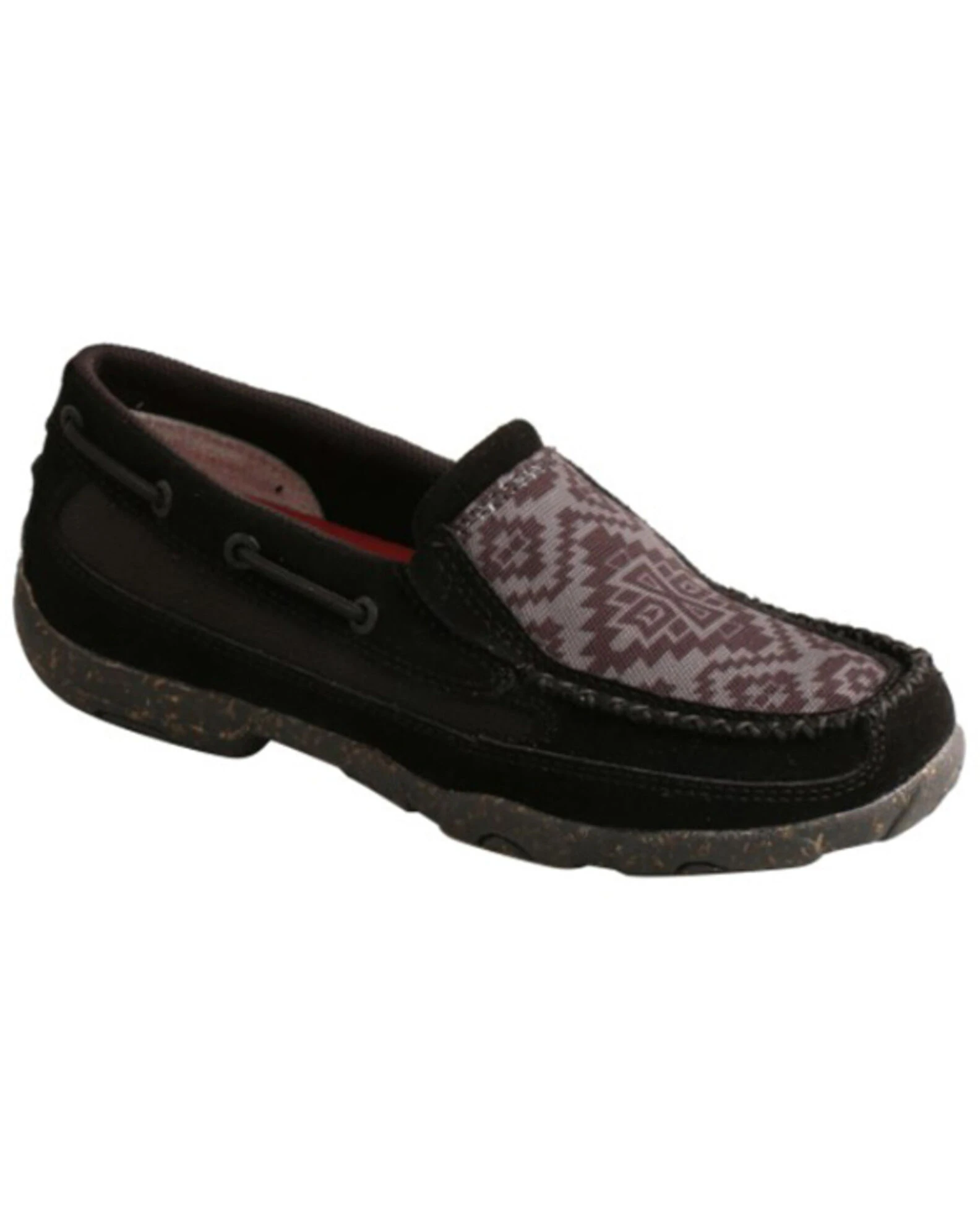 Twisted X Women's Southwestern Vamp Slip-On Driving Moc Black 3 Twisted X Women's Southwestern Vamp Slip-On Driving Moc Black