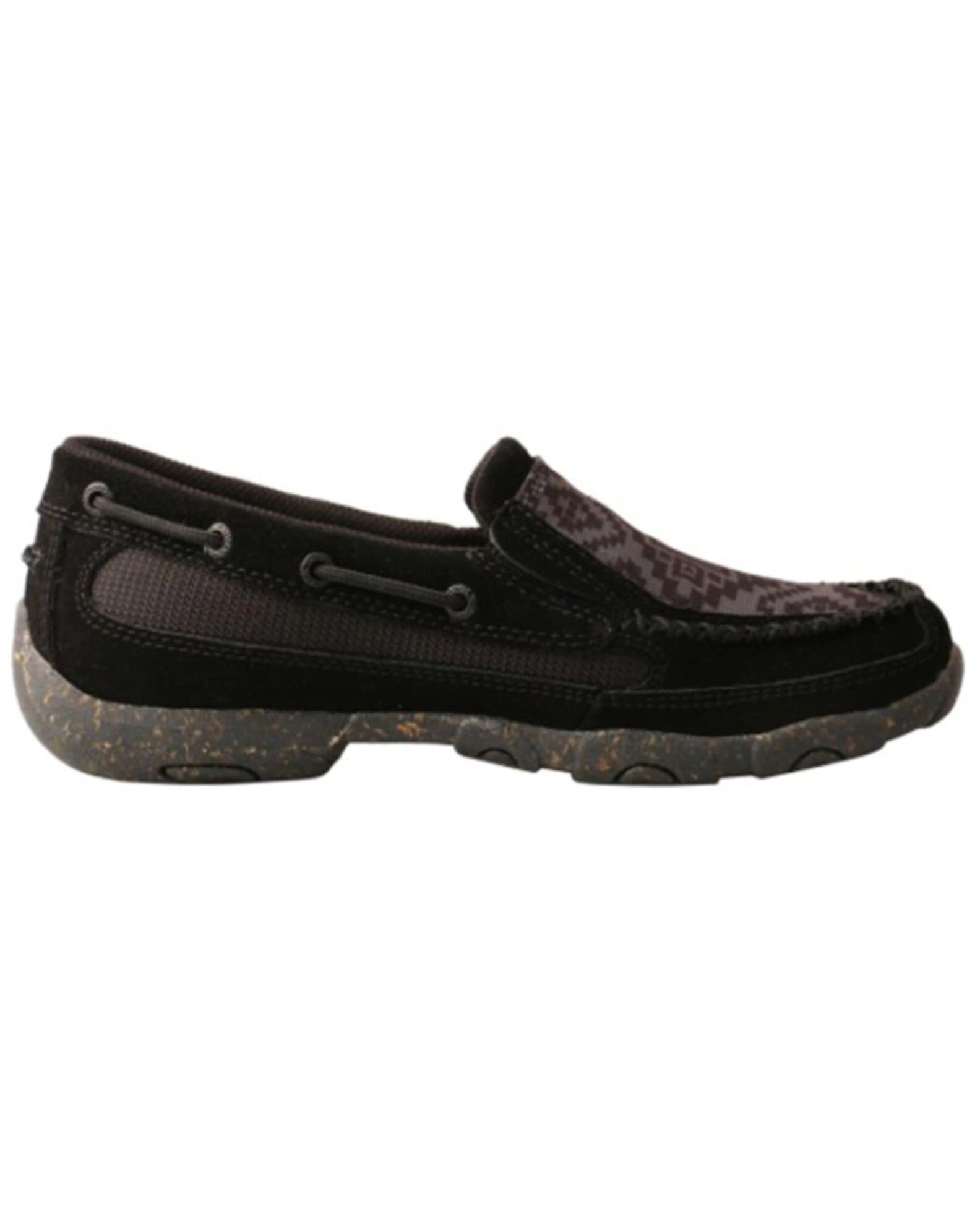Twisted X Women's Southwestern Vamp Slip-On Driving Moc Black 4 Twisted X Women's Southwestern Vamp Slip-On Driving Moc Black - Image 2