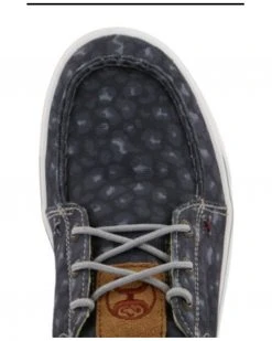 Twisted X Women's HOOey Black Leopard Print Causal Lace-Up Loper - Moc Toe  -Twisted X shop 2000356918 001 P6