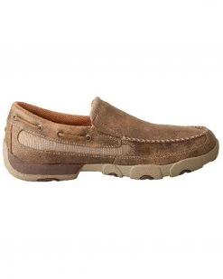 Twisted X Men's Slip-On Driving Shoes - Moc Toe Brown -Twisted X shop 2000357070 200 P2