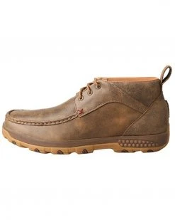 Twisted X Men's Chukka Driving Shoes - Moc Toe Brown -Twisted X shop 2000357079 200 P3