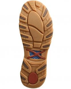 Twisted X Men's Chukka Driving Shoes - Moc Toe Brown -Twisted X shop 2000357079 200 P6