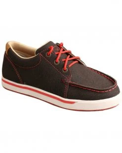 Twisted X shop 23 Twisted X Girls' Kicks Casual Shoes - Moc Toe Black