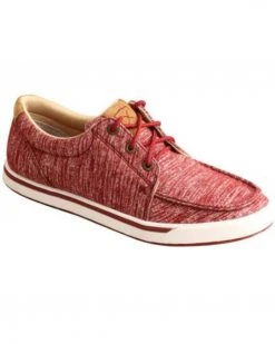 Twisted X Women's Red Kicks Casual Shoes - Moc Toe