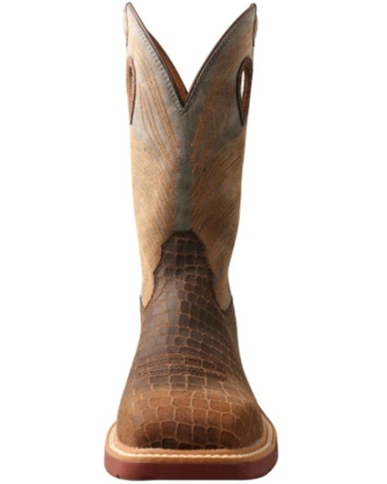 Twisted X Men's Tan Camian Print Nano Composite Safety Work Boot - Square Toe 6 Twisted X Men's Tan Camian Print Nano Composite Safety Work Boot - Square Toe - Image 4