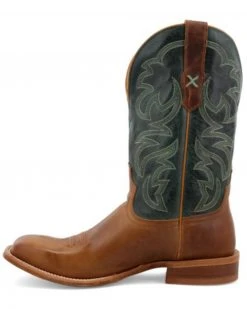 Twisted X Men's Rancher Western Boots - Broad Square Toe  Brown -Twisted X shop 2000363670 200 P3