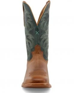 Twisted X Men's Rancher Western Boots - Broad Square Toe  Brown -Twisted X shop 2000363670 200 P4