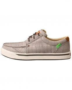 Twisted X Men's Kicks Work Shoes - Nano Composite Toe Light Grey -Twisted X shop 2000363708 025 P3